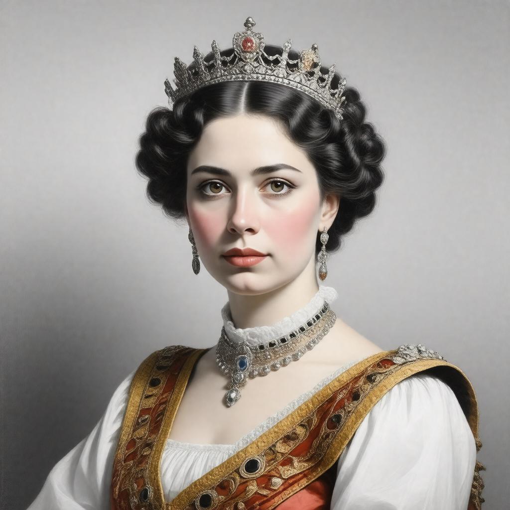 AI-created image of Queen Olga Constantinovna of Russia