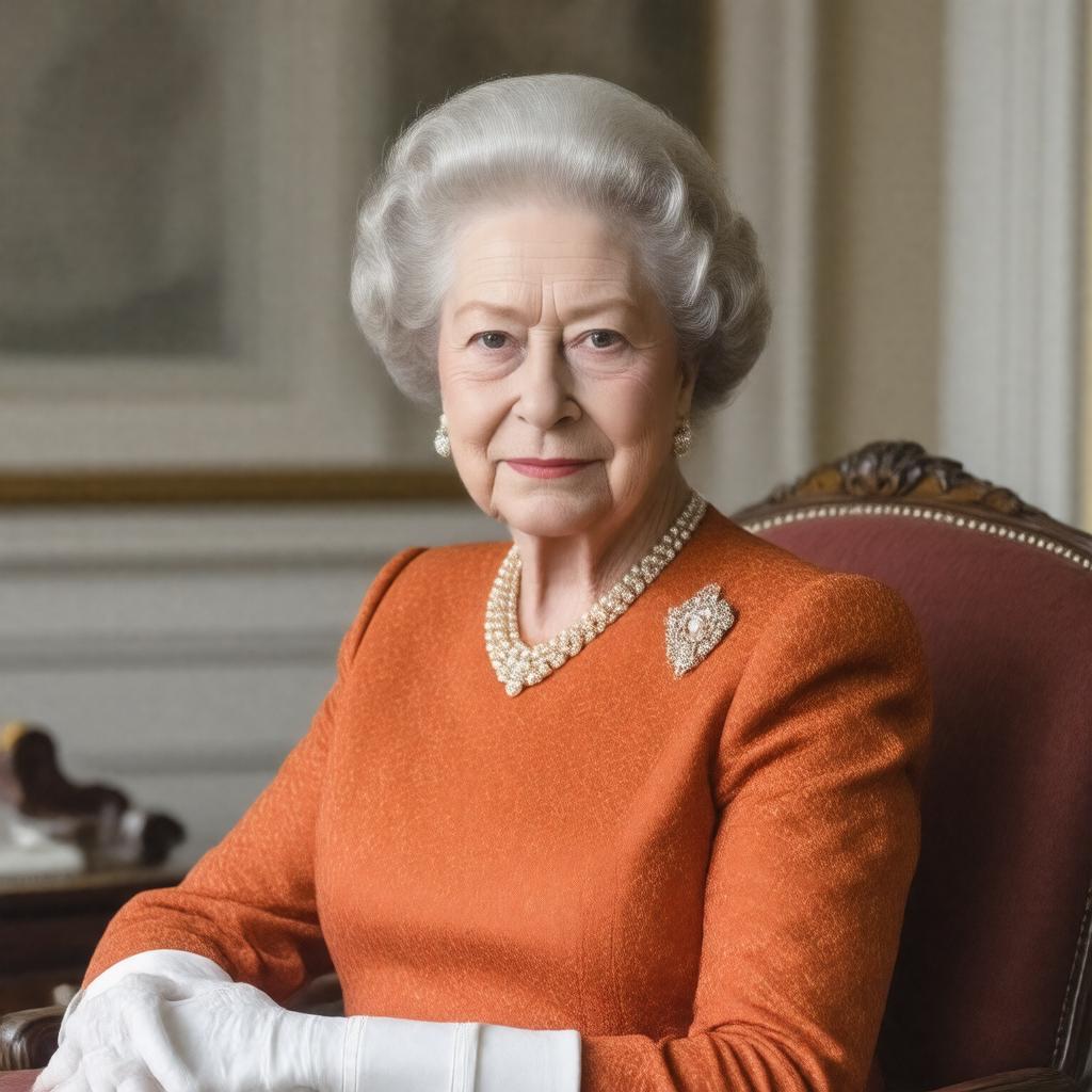 AI-created image of Queen Sonja of Norway