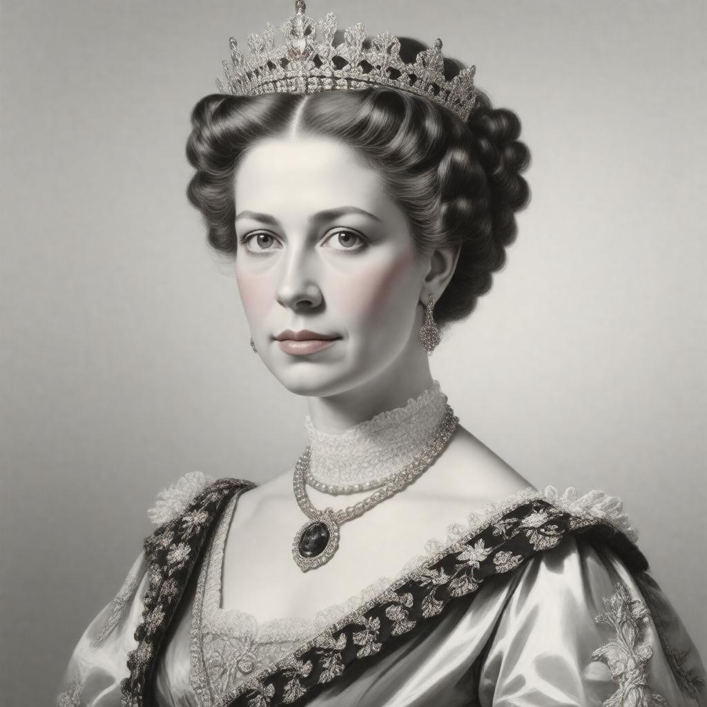AI-created image of Queen Sophia of Greece and Denmark
