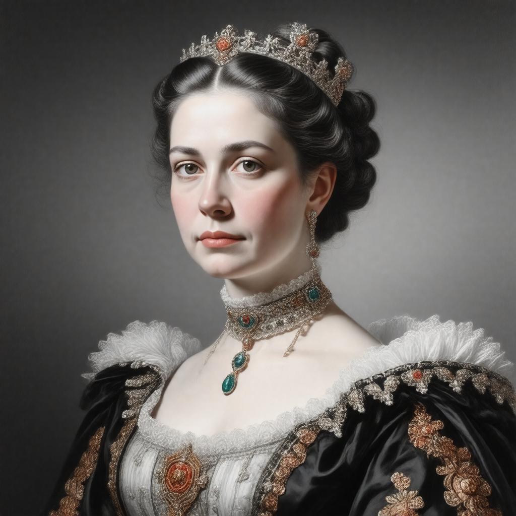 AI-created image of Queen Sophia of Nassau