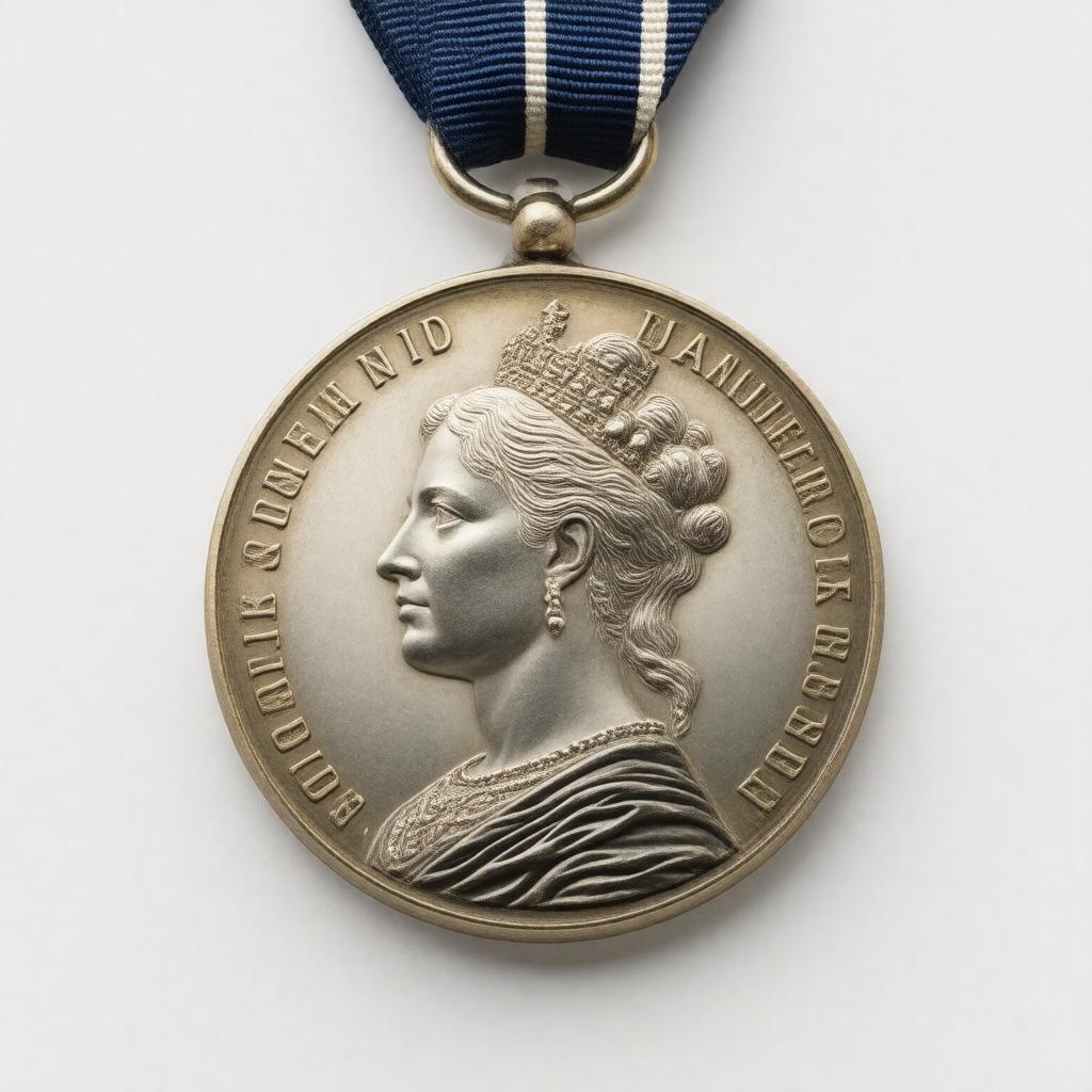 AI-created image of Queen Victoria Diamond Jubilee Medal