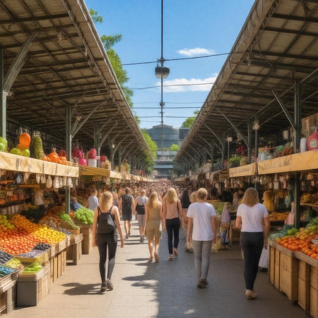 AI-created image of Queen Victoria Market