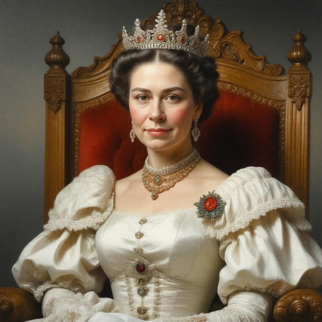 AI-created image of Queen Victoria (by marriage)