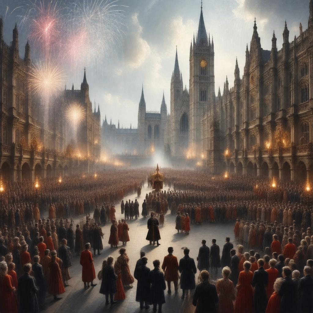 Click to view larger image AI-created image of Queen Victoria's Golden Jubilee