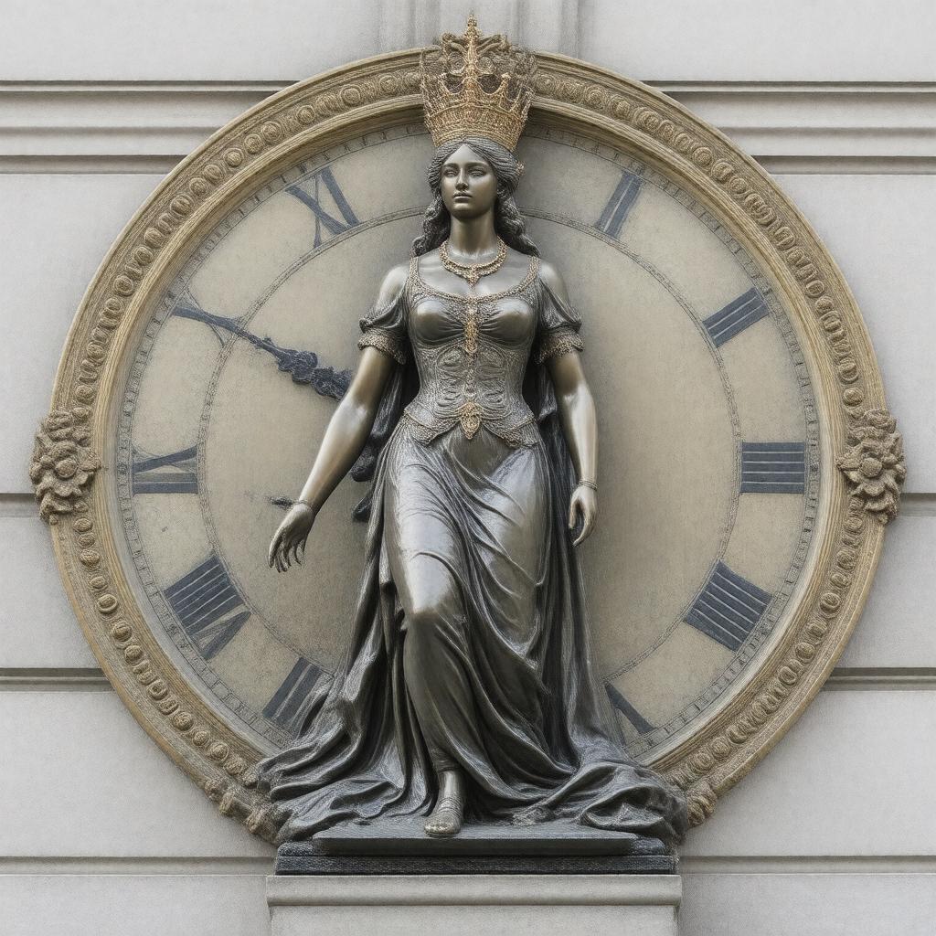 Click to view larger image AI-created image of Queen of Time