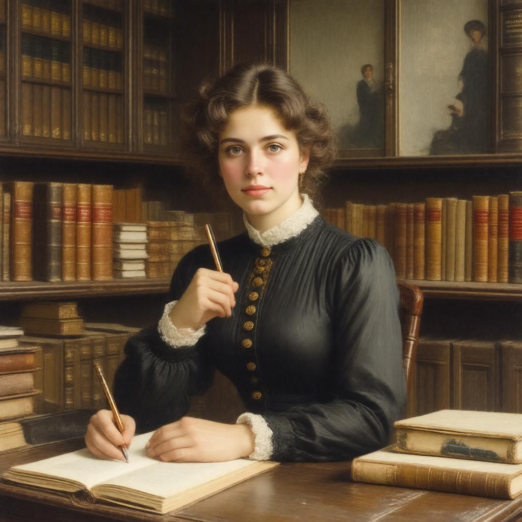 AI-created image of Queenie Dorothy Roth