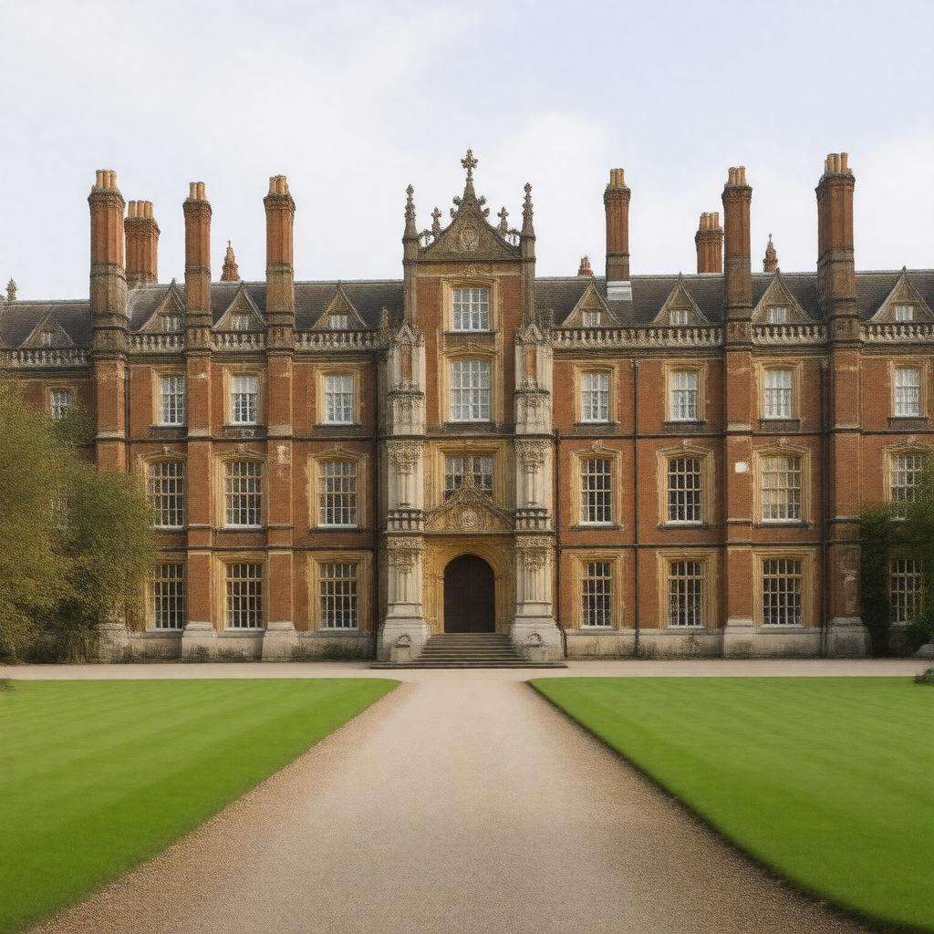 AI-created image of Queen's College, Taunton