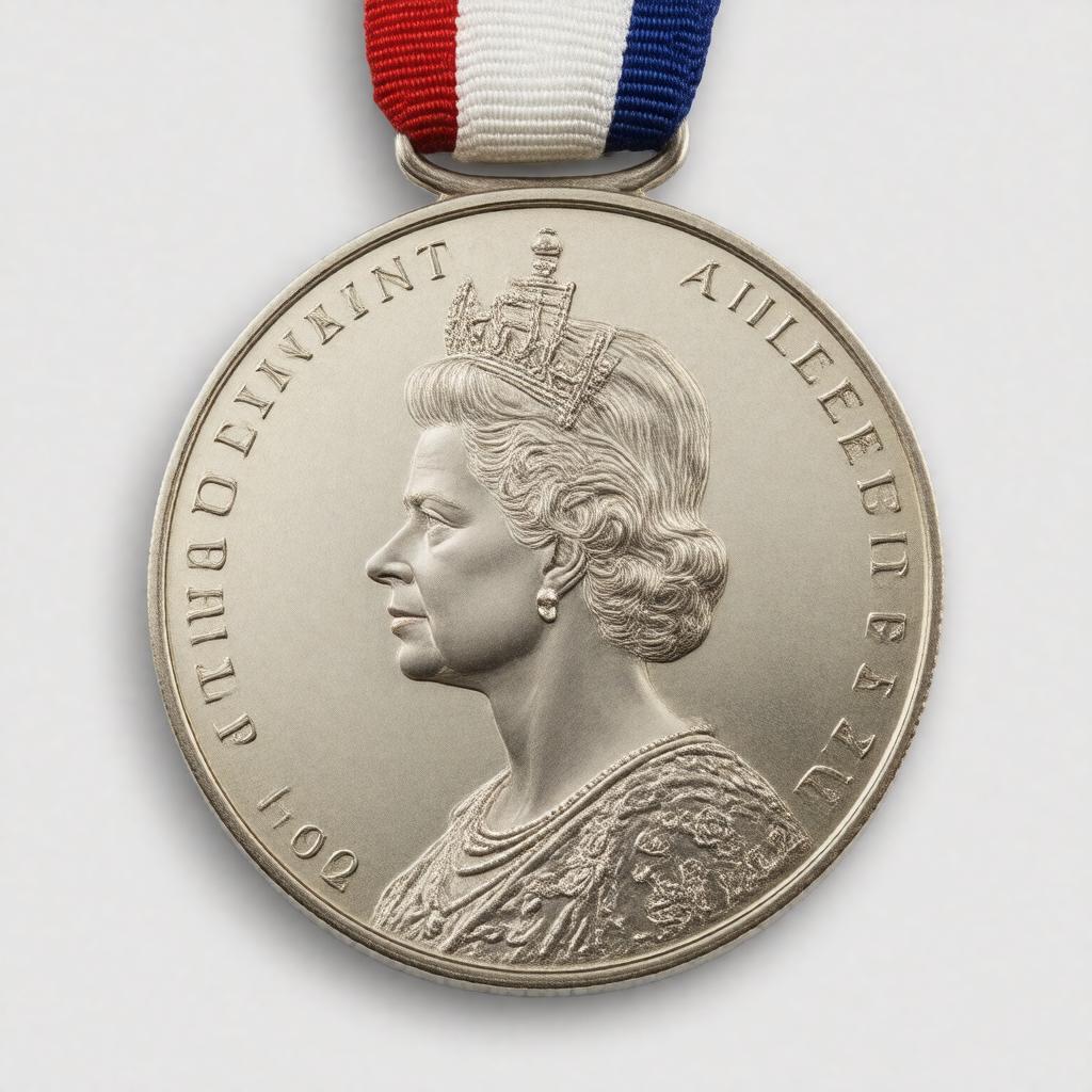 Click to view larger image AI-created image of Queen's Diamond Jubilee Medal