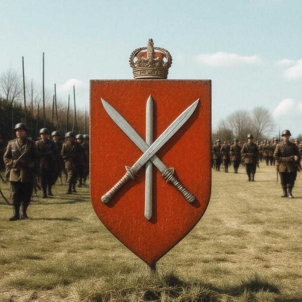 AI-created image of Queen's Gurkha Signals