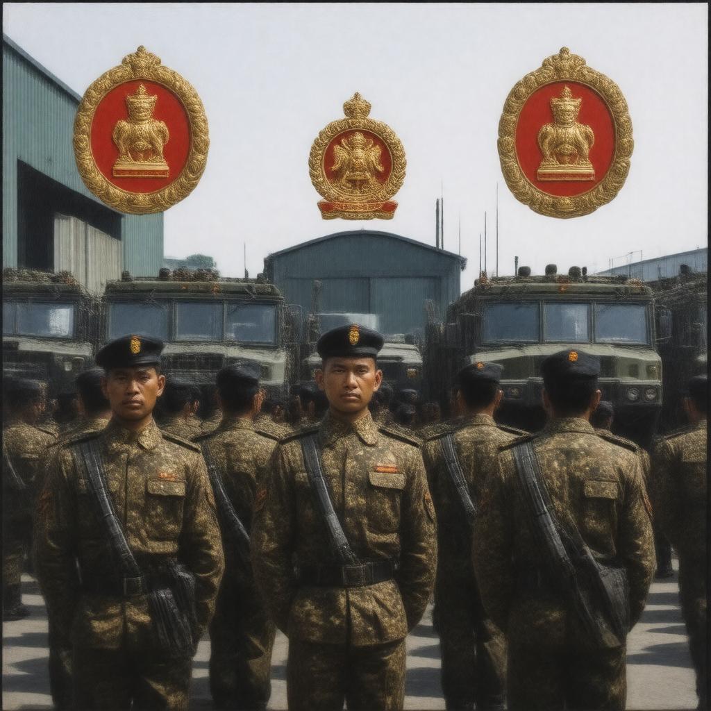 Click to view larger image AI-created image of Queen's Own Gurkha Logistic Regiment