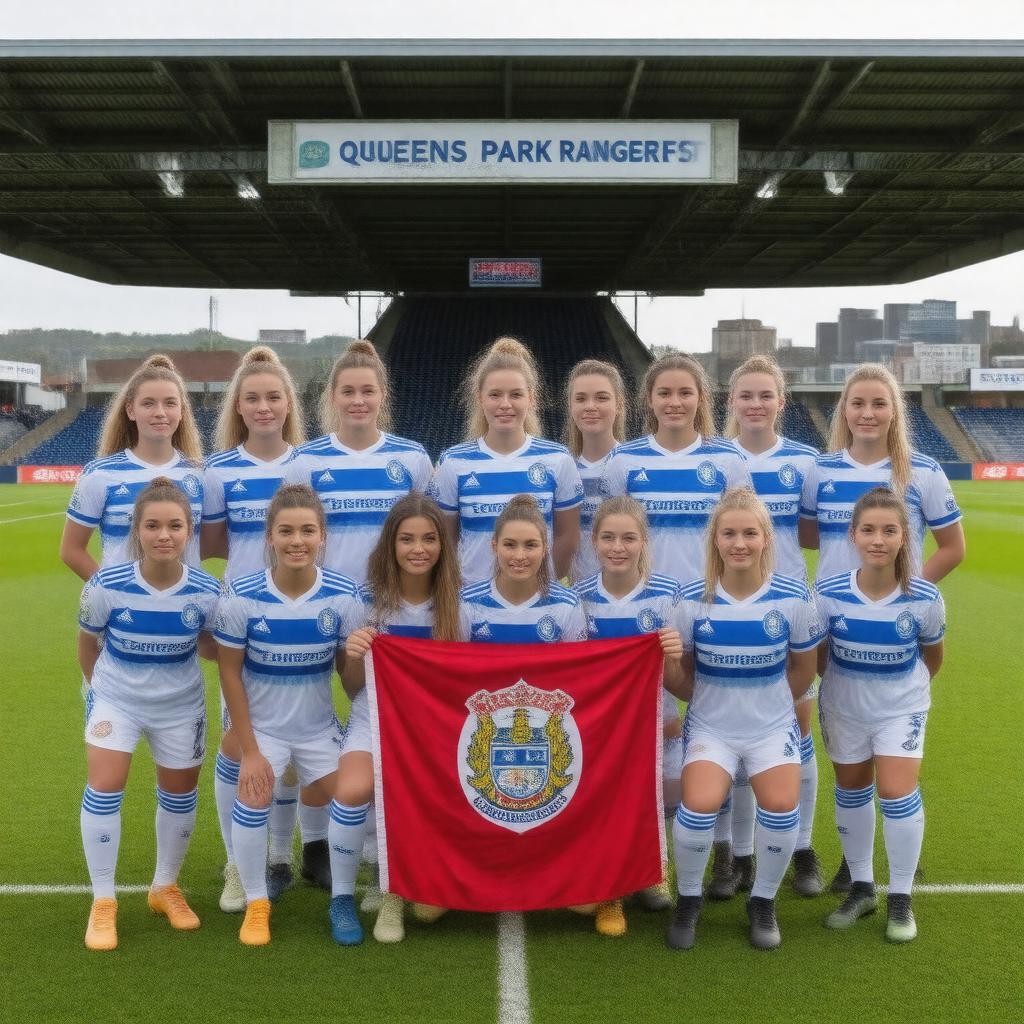 AI-created image of Queens Park Rangers Women FC