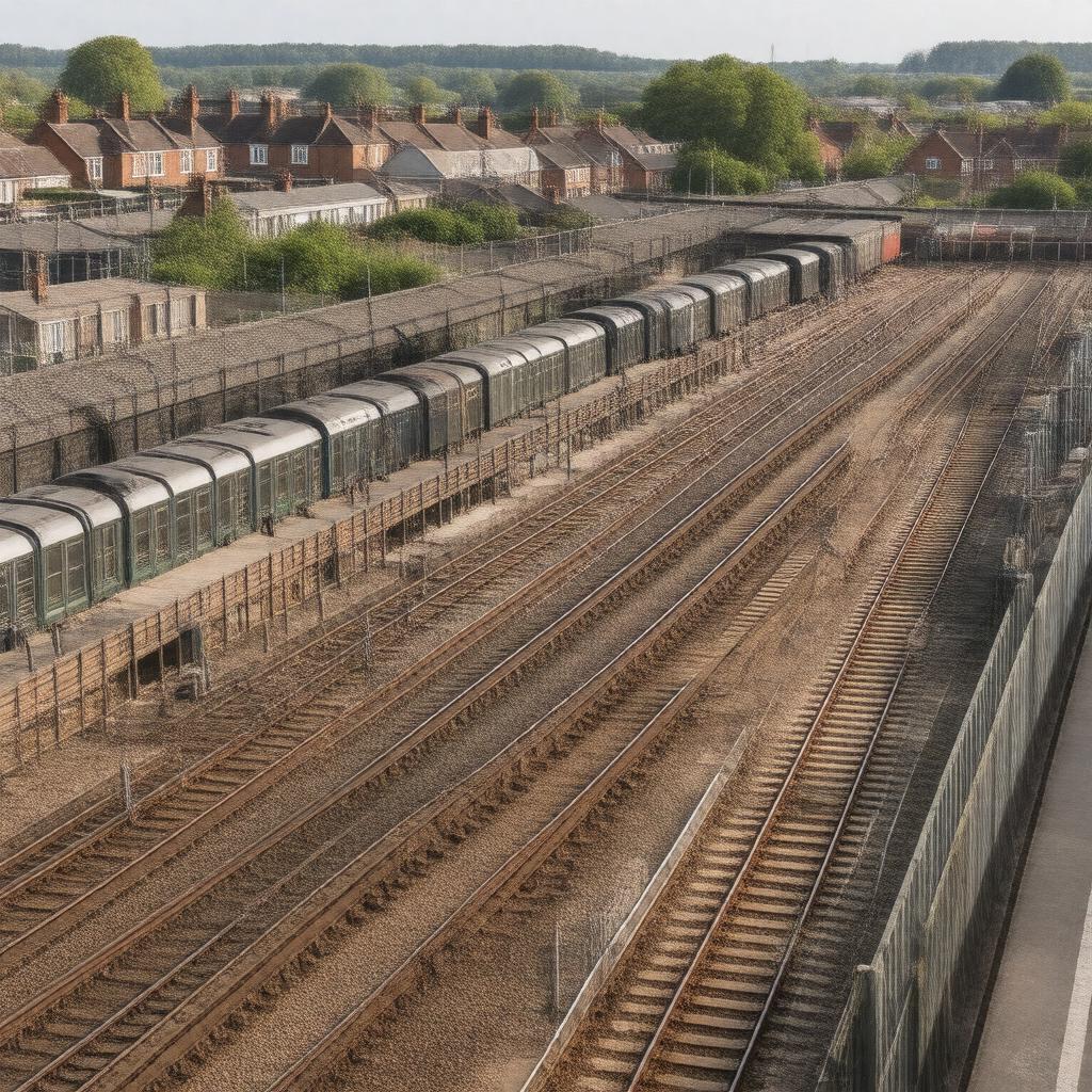 AI-created image of Queen's Park Sidings