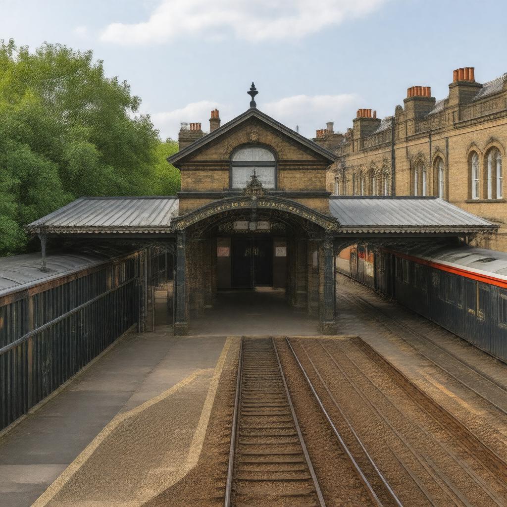 AI-created image of Queen's Park station