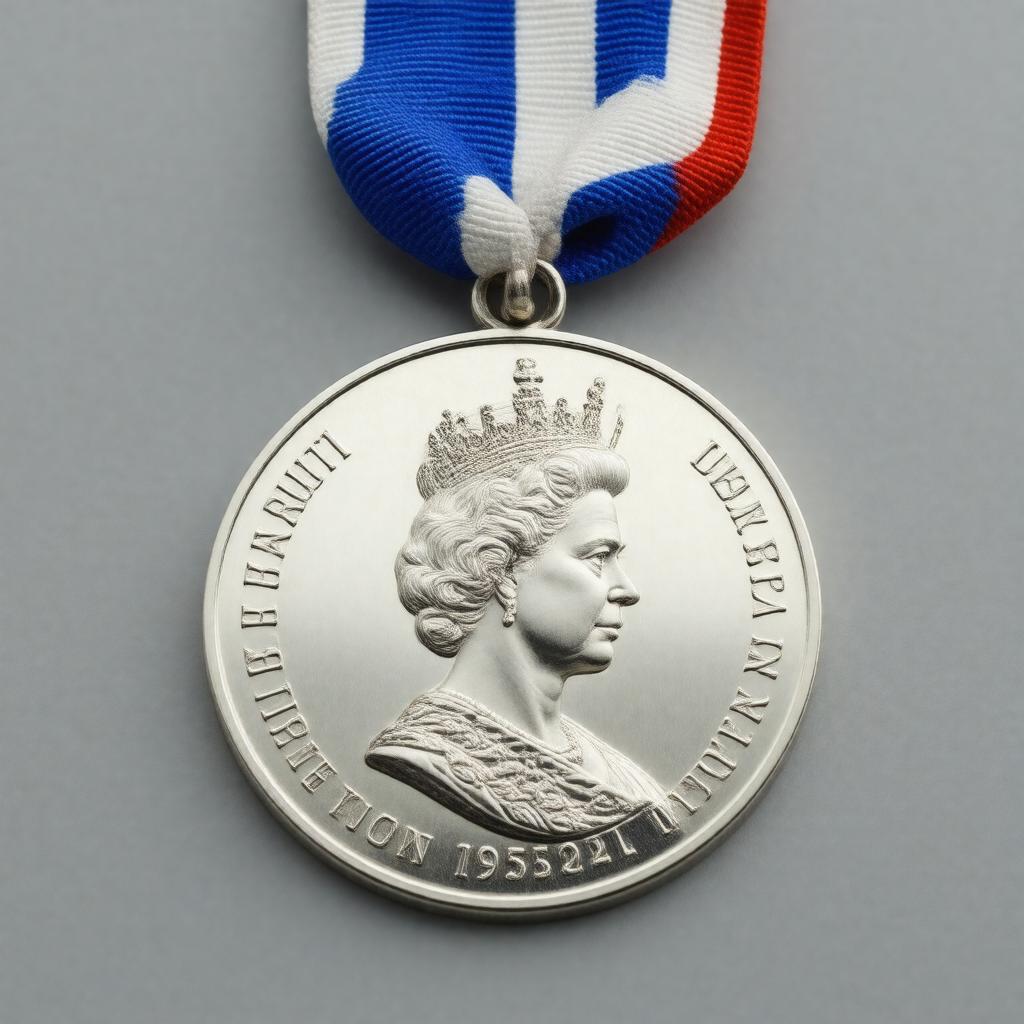 AI-created image of Queen's Platinum Jubilee Medal