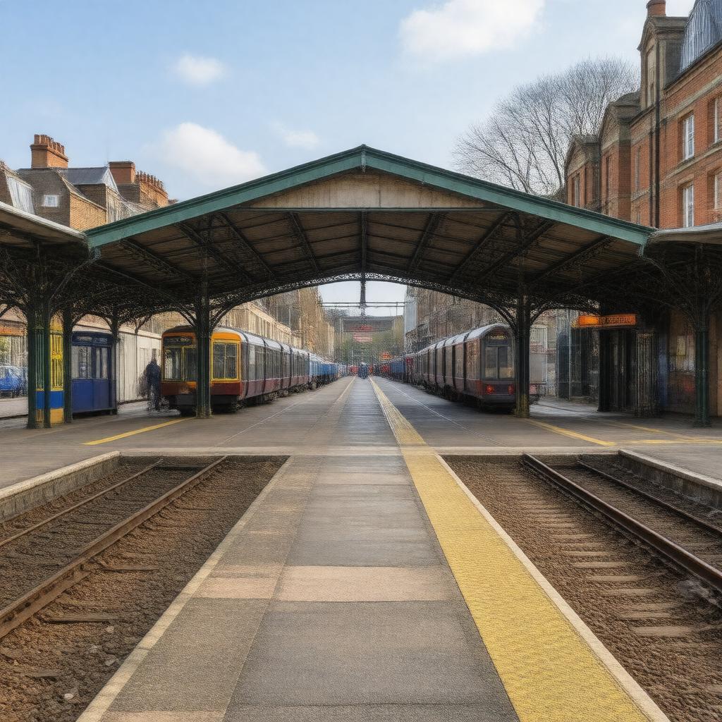 AI-created image of Queens Road Peckham