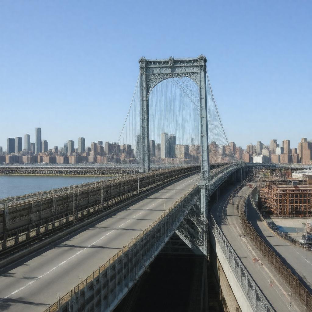 AI-created image of Queensboro Bridge