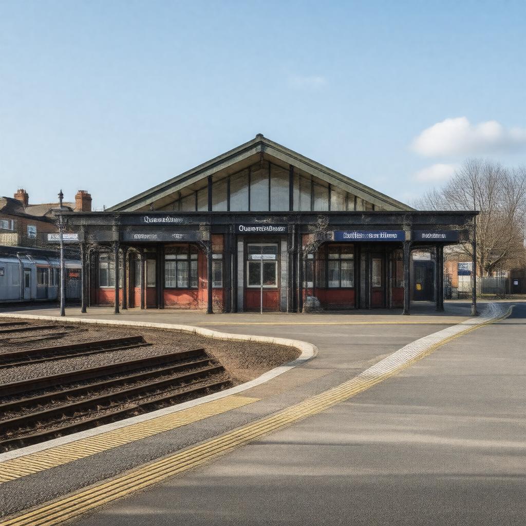 AI-created image of Queensbury station