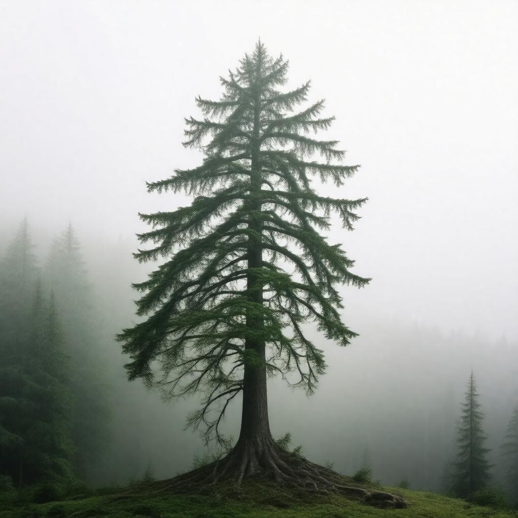 Click to view larger image AI-created image of Queets Spruce