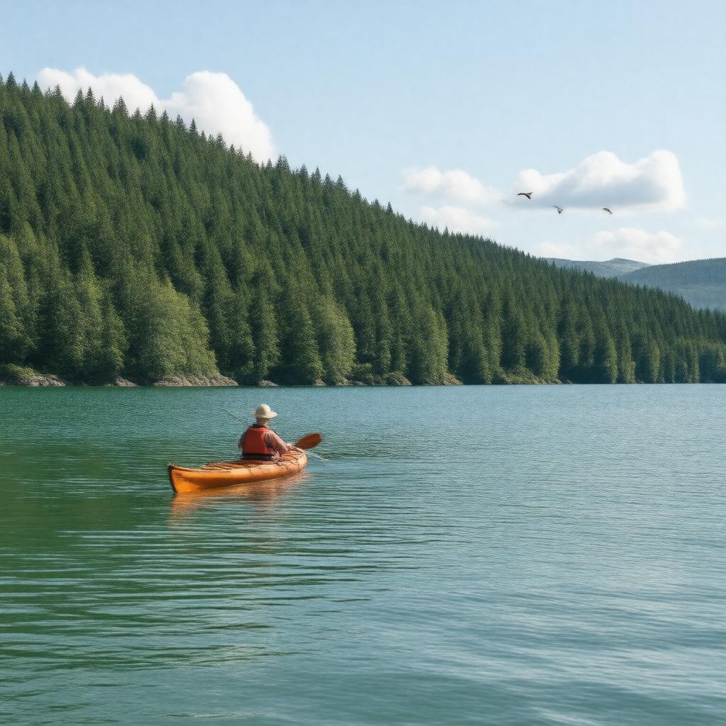 AI-created image of Quennell Lake