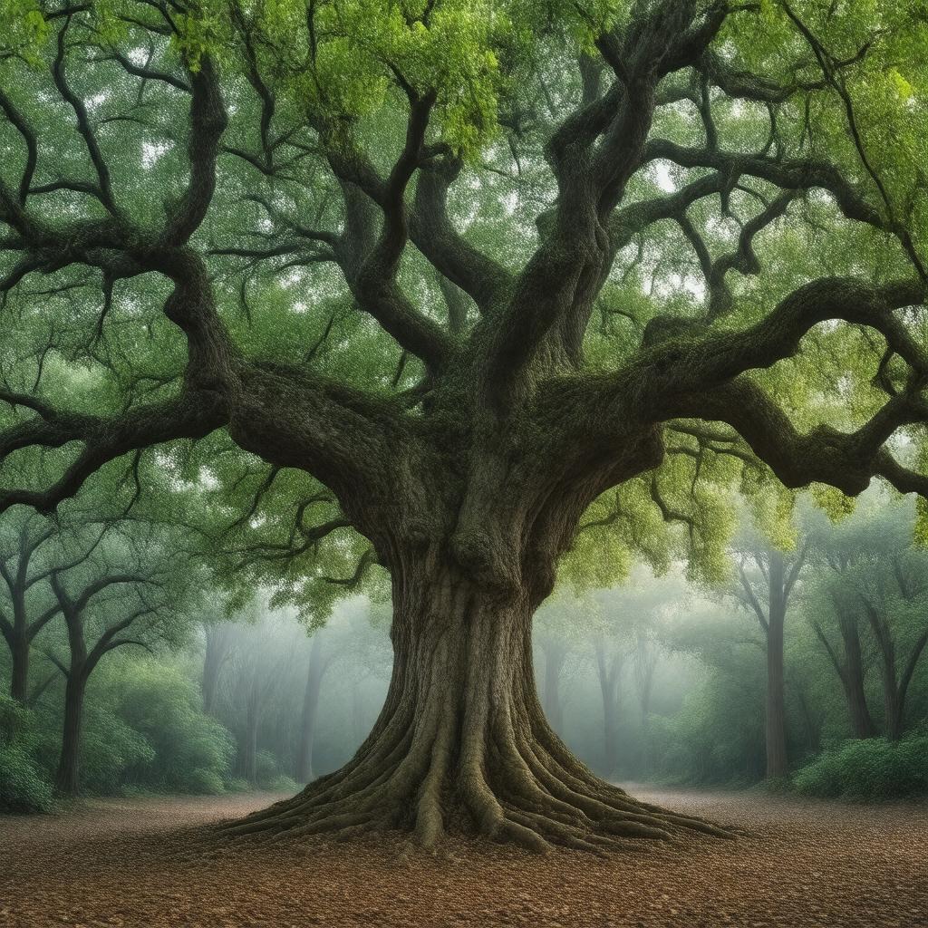 AI-created image of Quercus robur