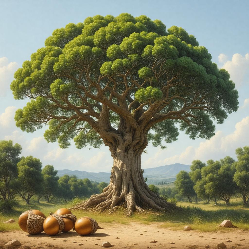 Click to view larger image AI-created image of Quercus suber