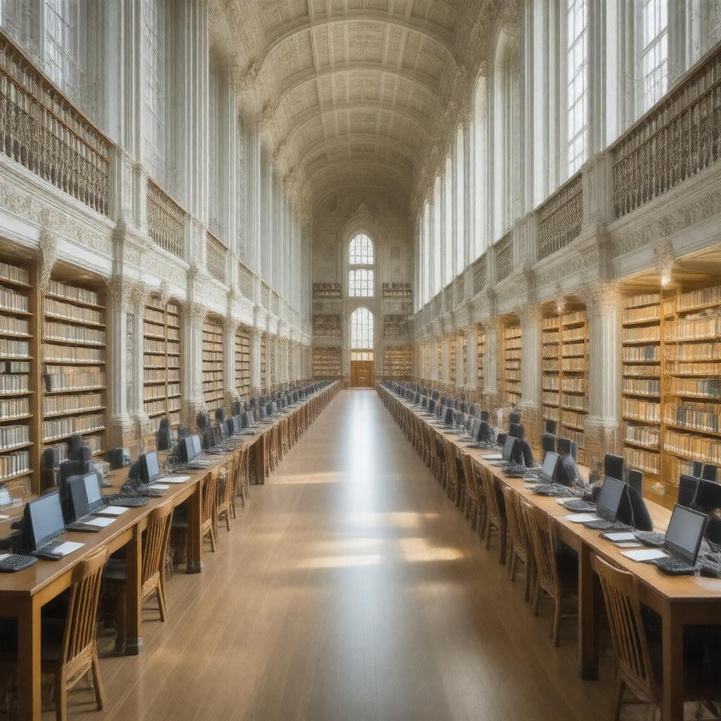 Click to view larger image AI-created image of Quincentenary Library