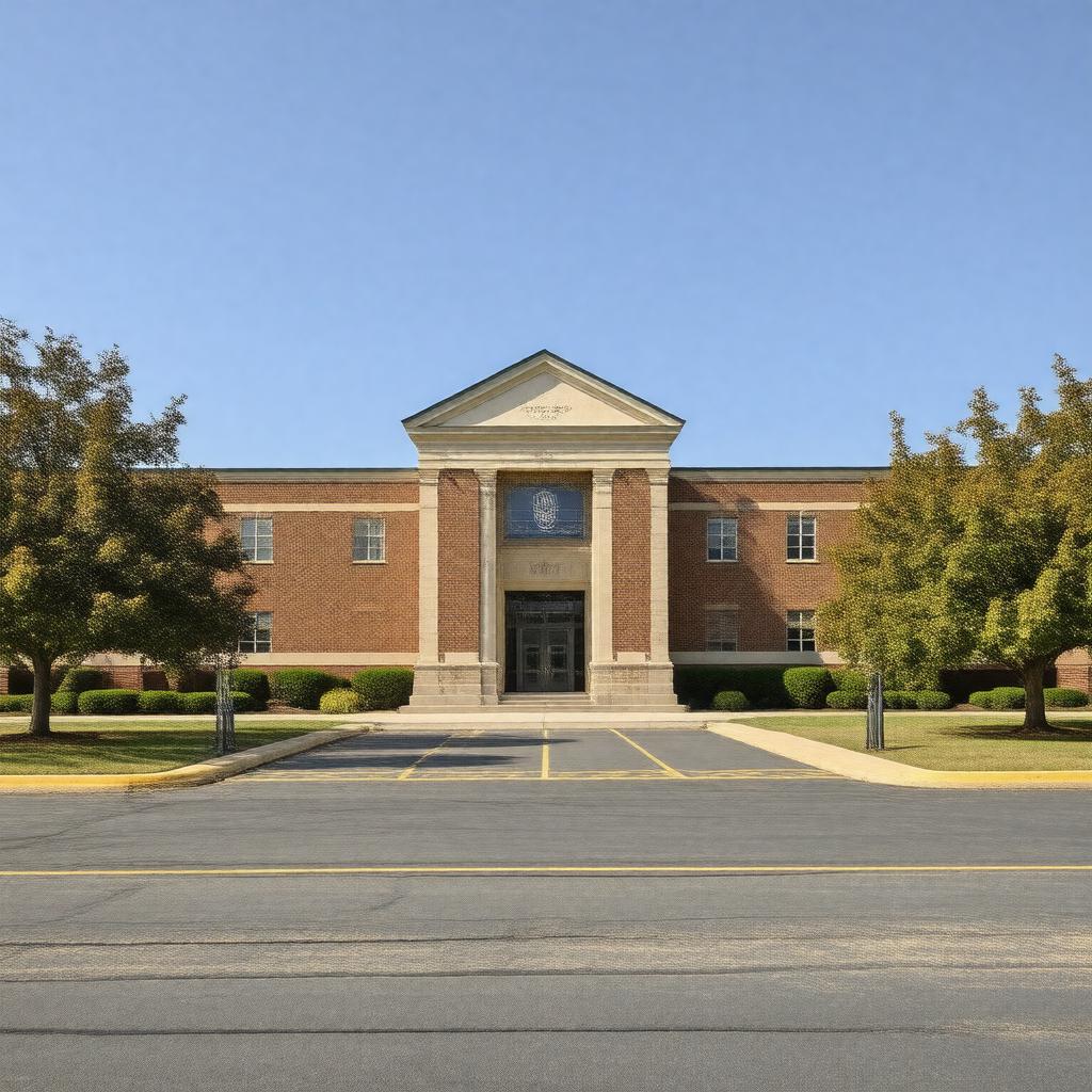 AI-created image of Quincy Notre Dame High School