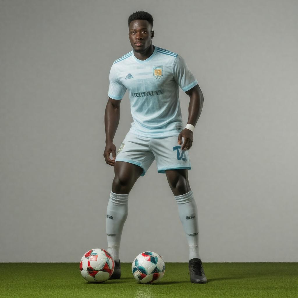 AI-created image of Quincy Owusu-Abeyie