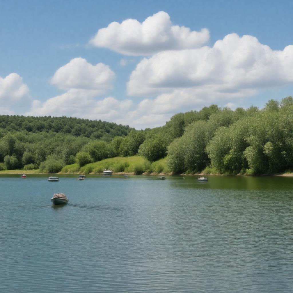 AI-created image of Quincy Reservoir