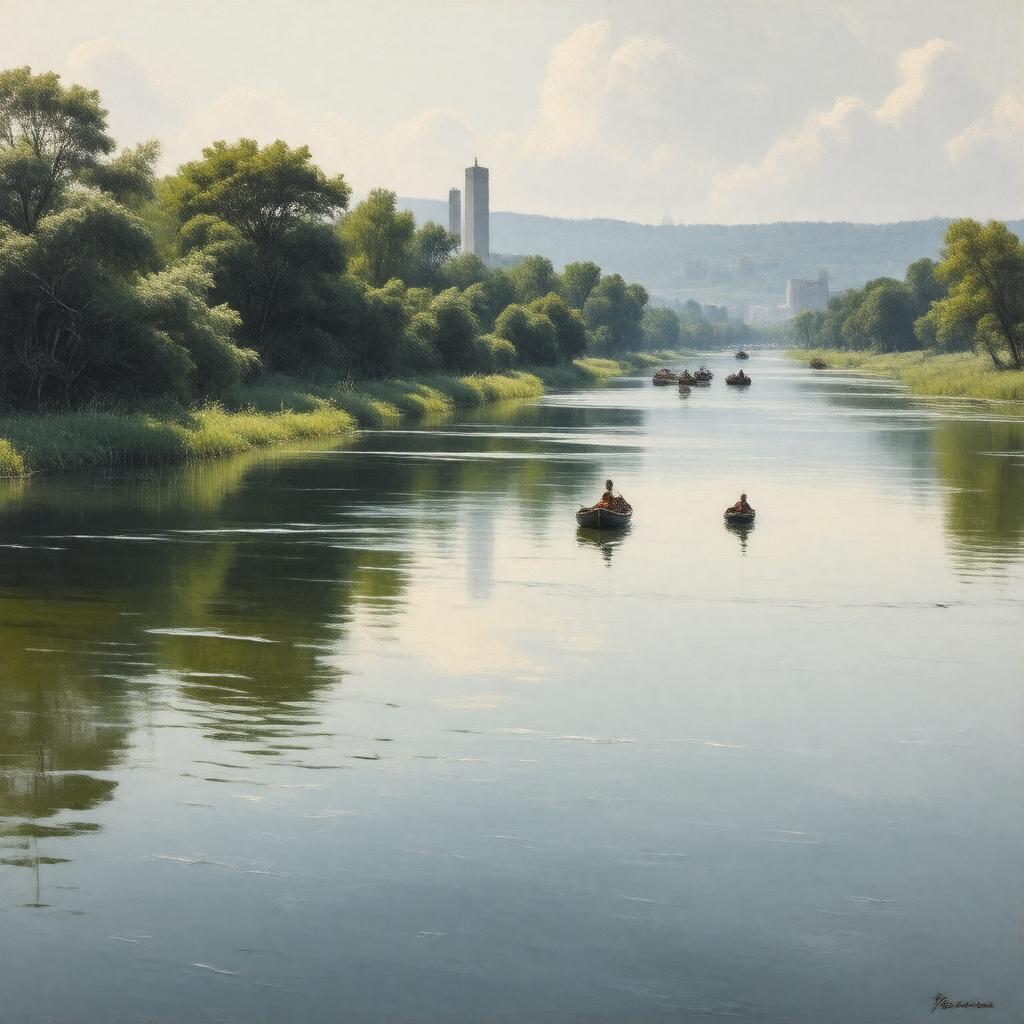 AI-created image of Quinnipiac River