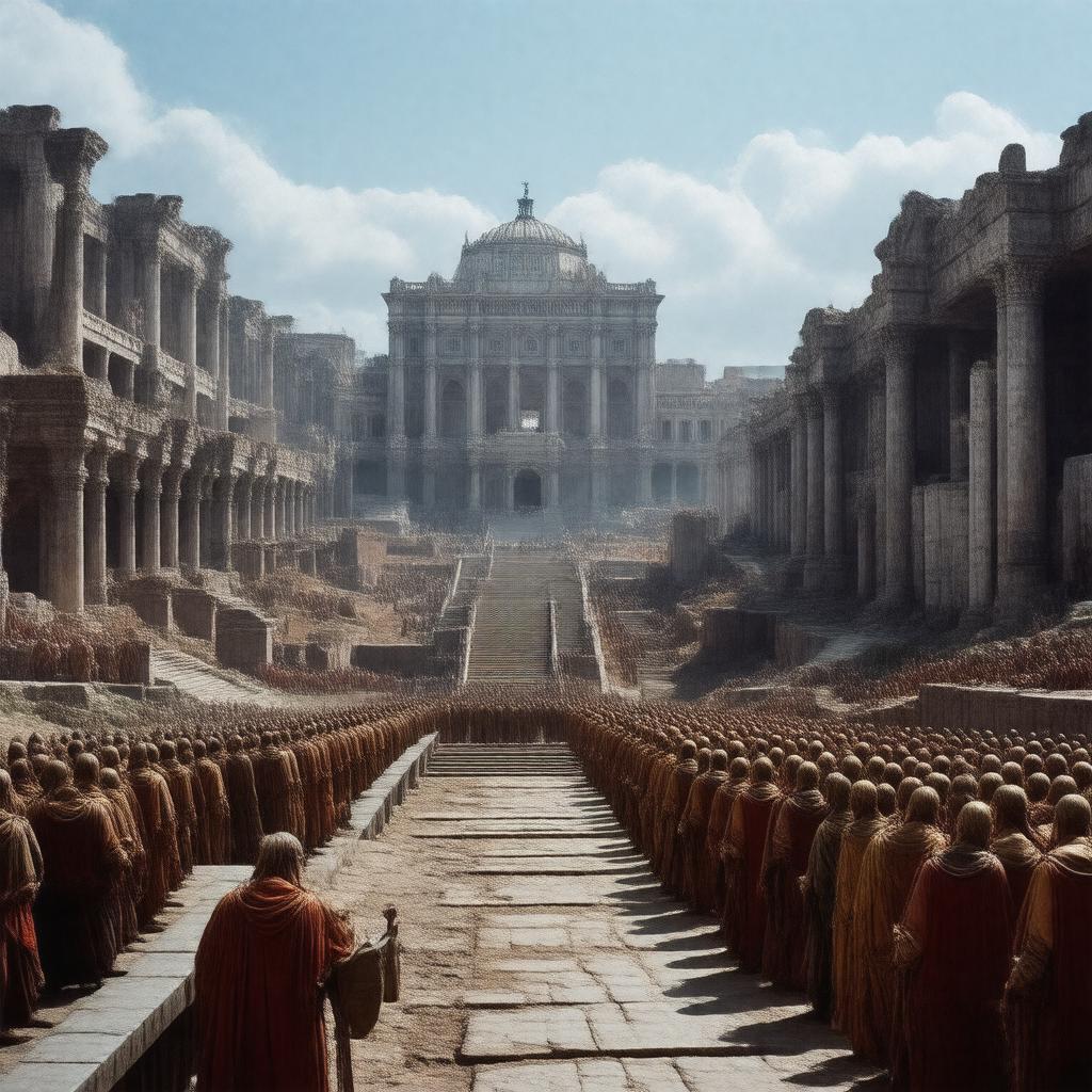 AI-created image of Quo Vadis (1951 film)