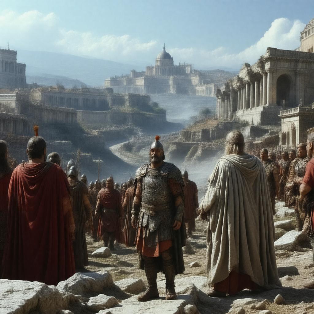 AI-created image of Quo Vadis (1985 miniseries)