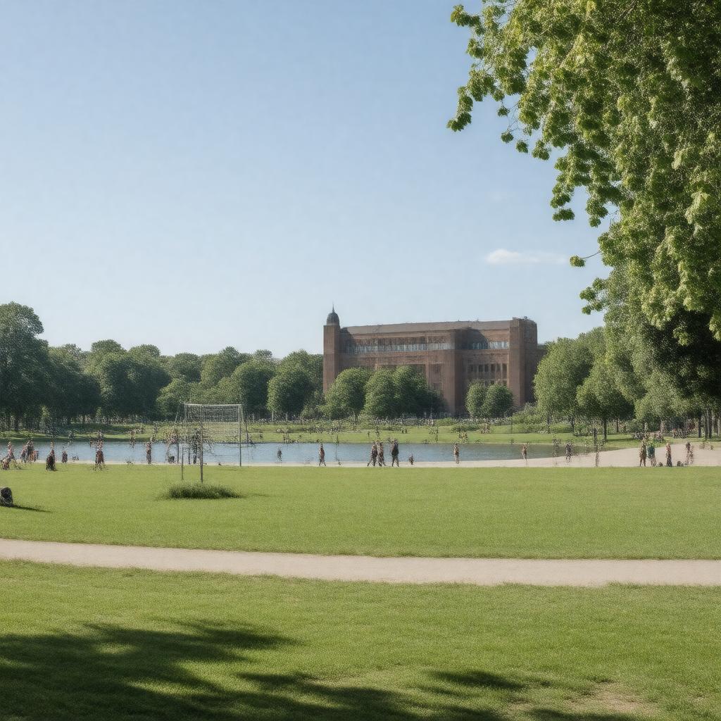 Click to view larger image AI-created image of Rålambshovsparken