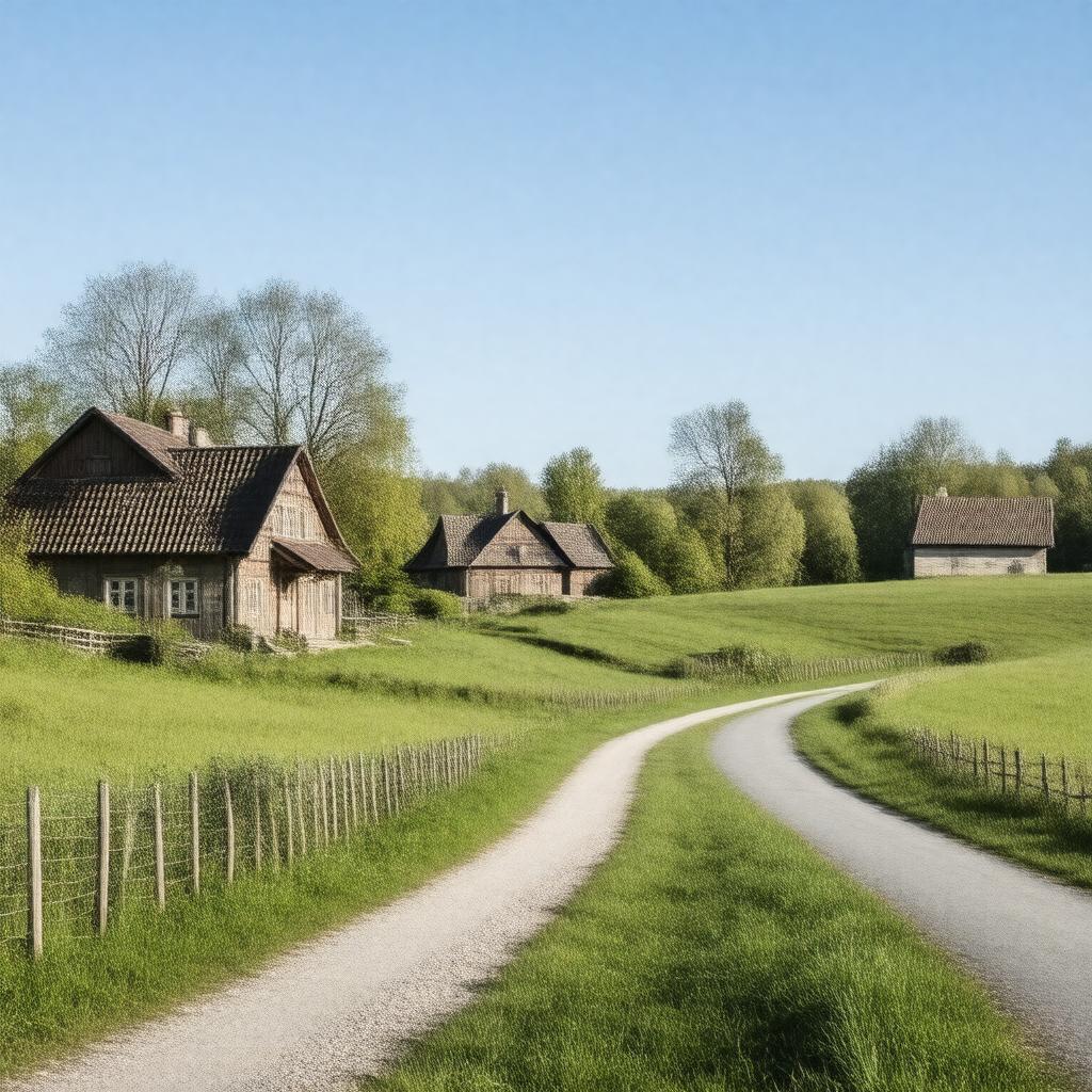 AI-created image of Råshult, Småland, Sweden