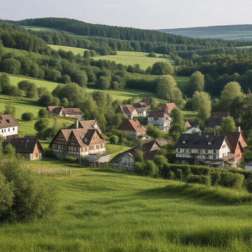AI-created image of Röcken, Prussia