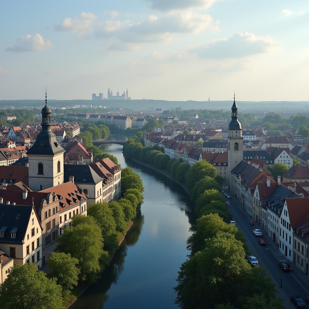 Click to view larger image AI-created image of Rüsselsheim, Germany