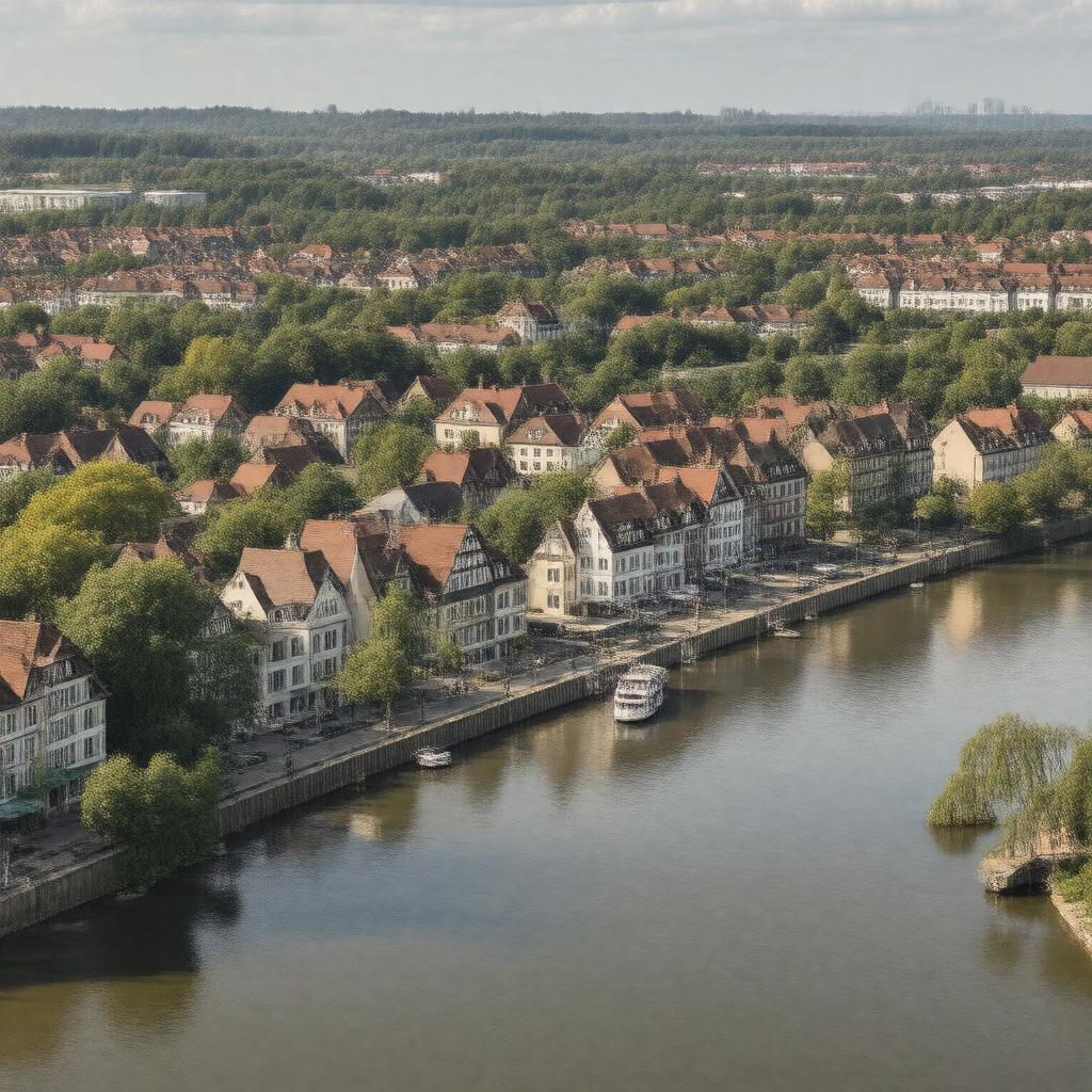 Click to view larger image AI-created image of Rüsselsheim, Germany