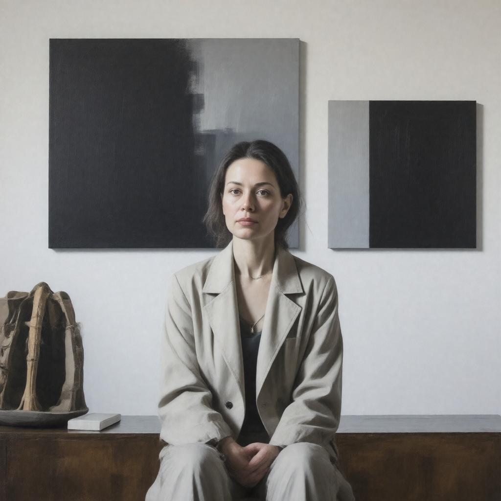 AI-created image of R. H. Quaytman