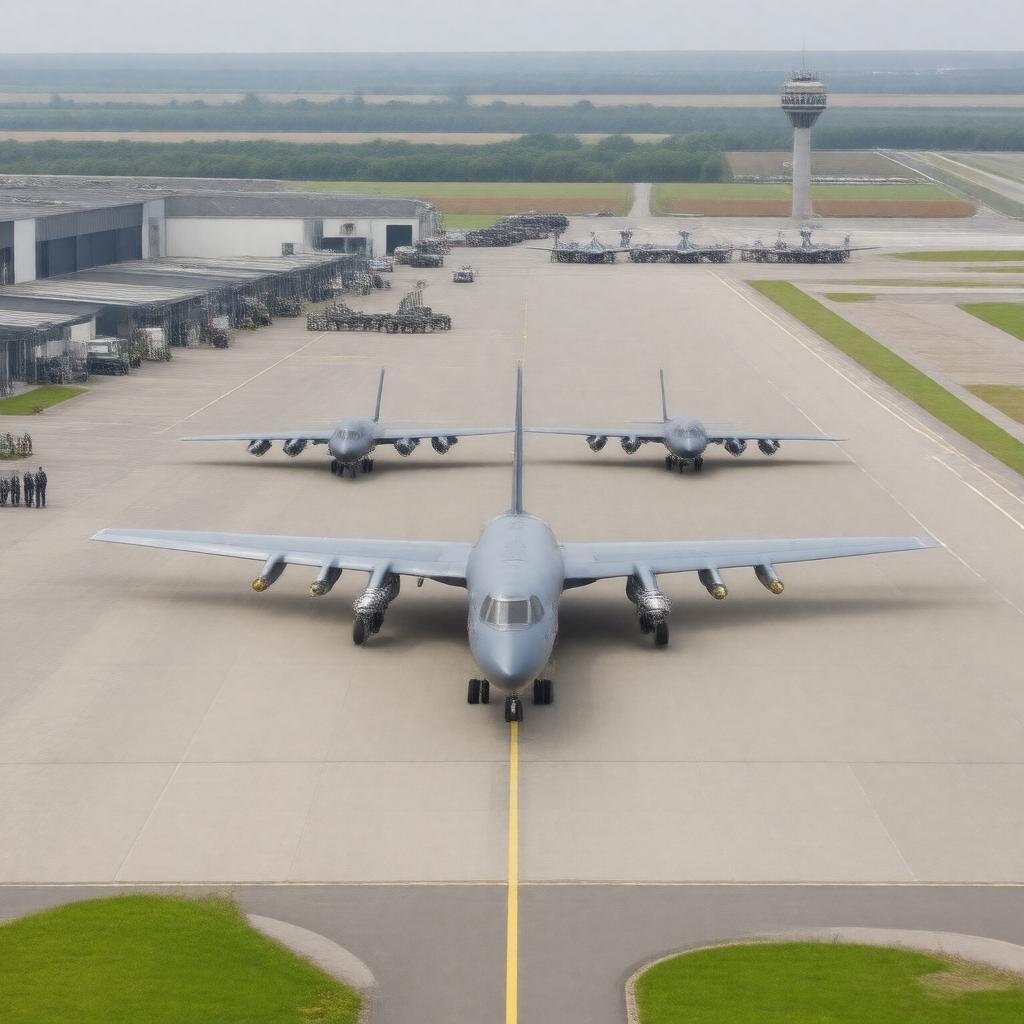 AI-created image of RAF Waddington