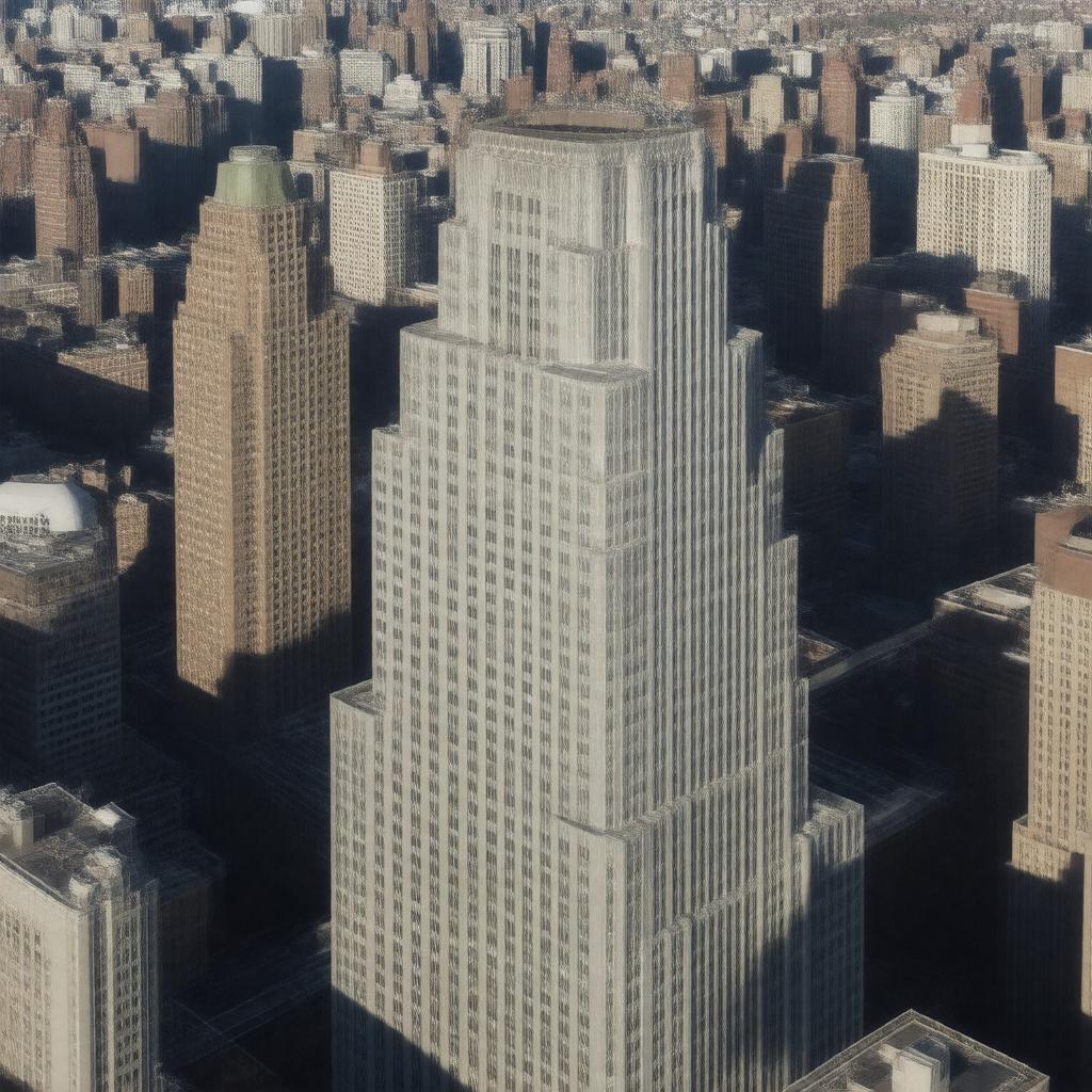 AI-created image of RCA Building