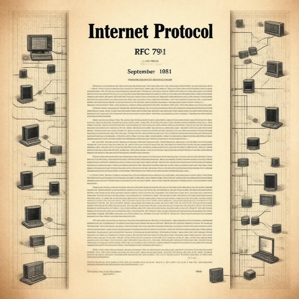 Click to view larger image AI-created image of RFC 791