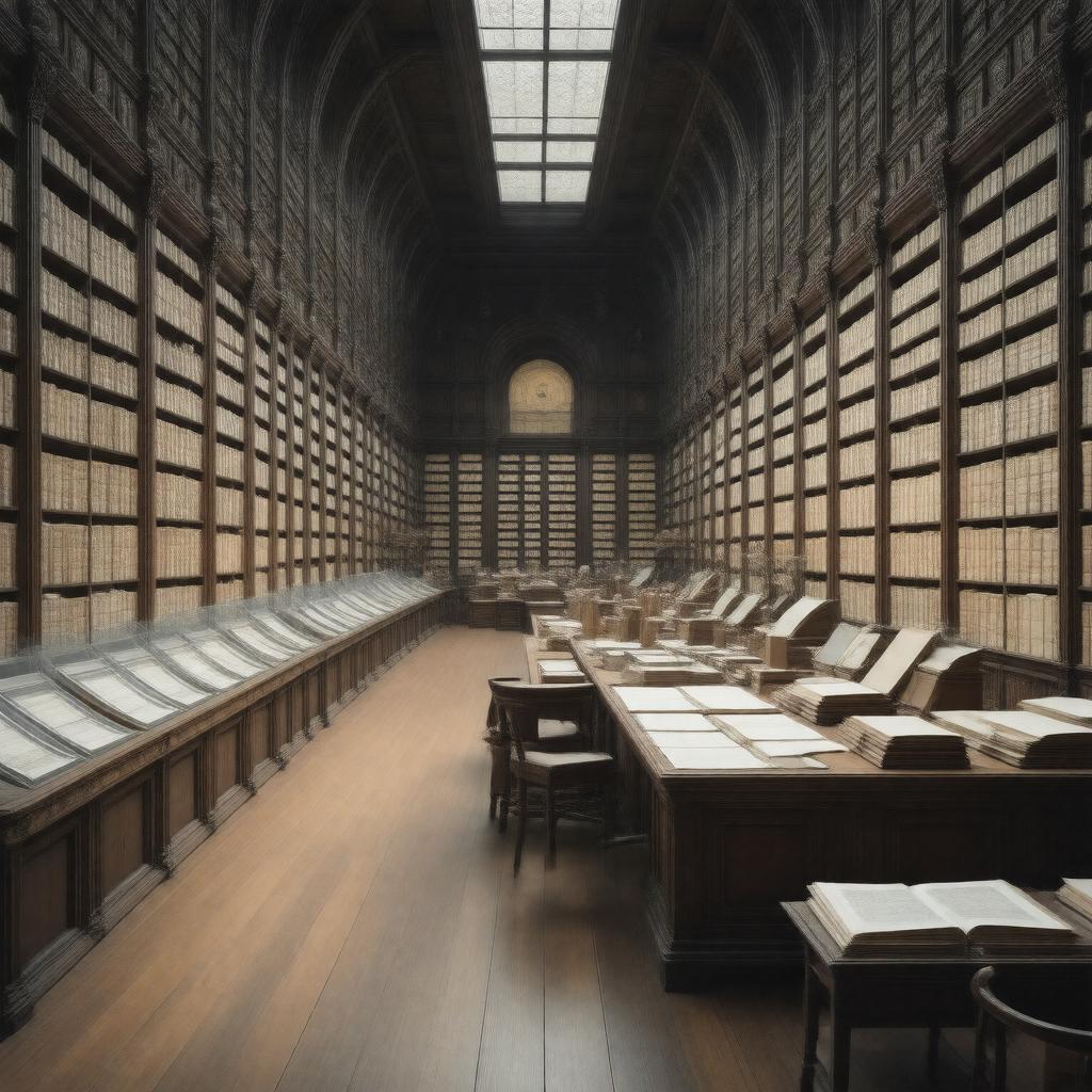 Click to view larger image AI-created image of RIBA Drawings Collection