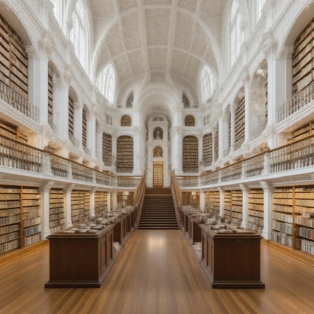 Click to view larger image AI-created image of RIBA Library