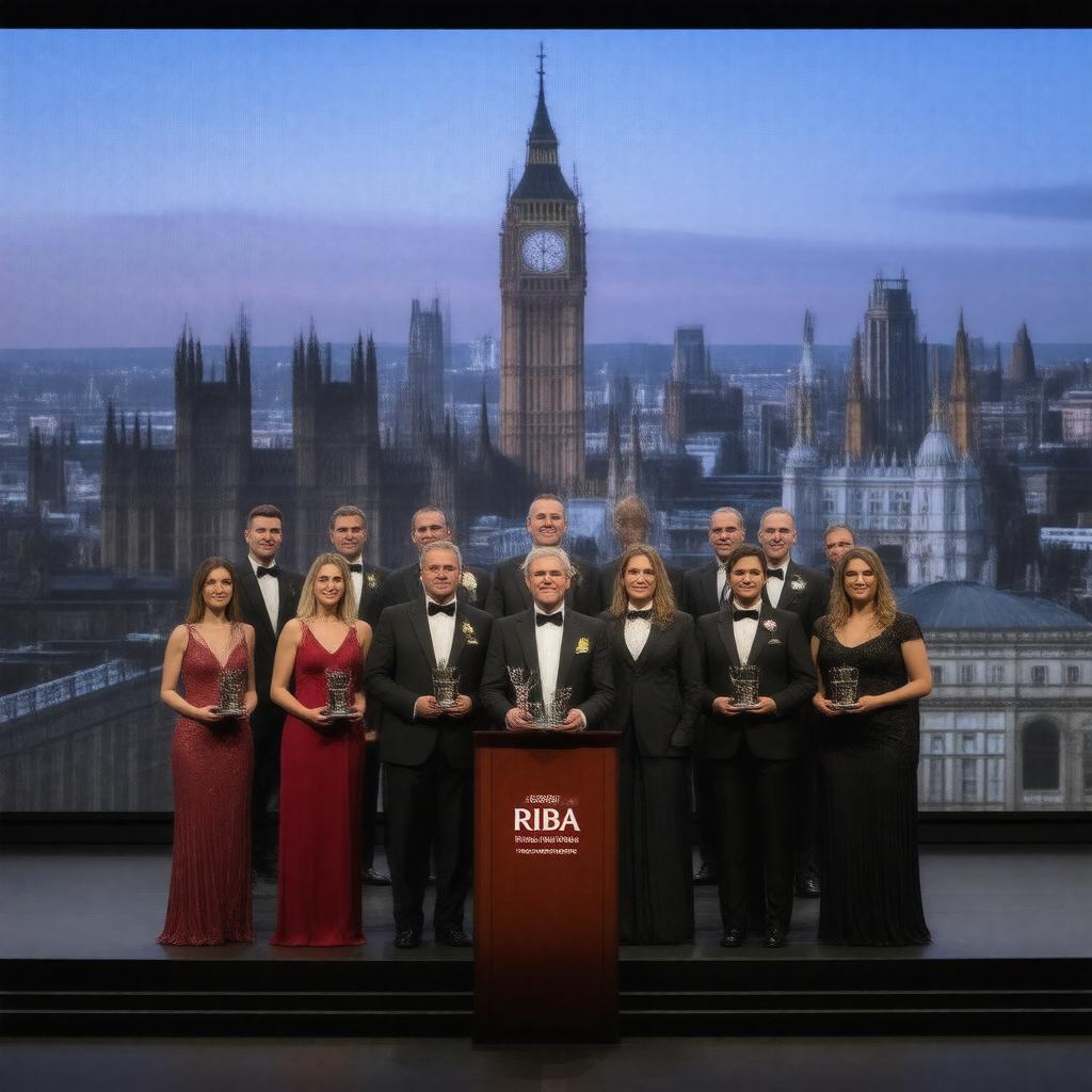 Click to view larger image AI-created image of RIBA President's Medals Ceremony