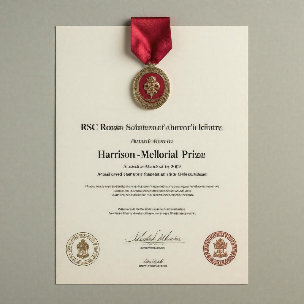 AI-created image of RSC Harrison-Meldola Memorial Prize