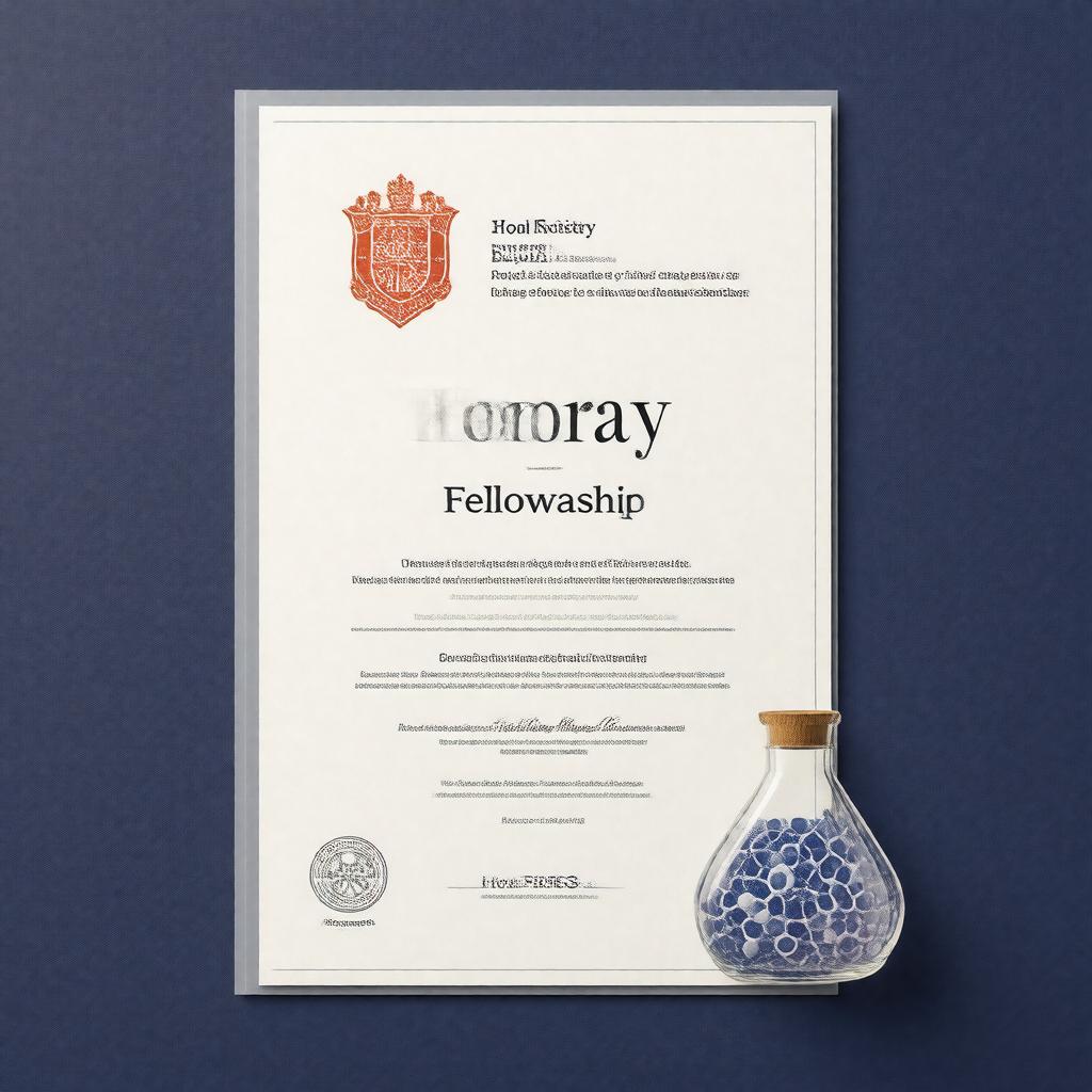 Click to view larger image AI-created image of RSC Honorary Fellowship