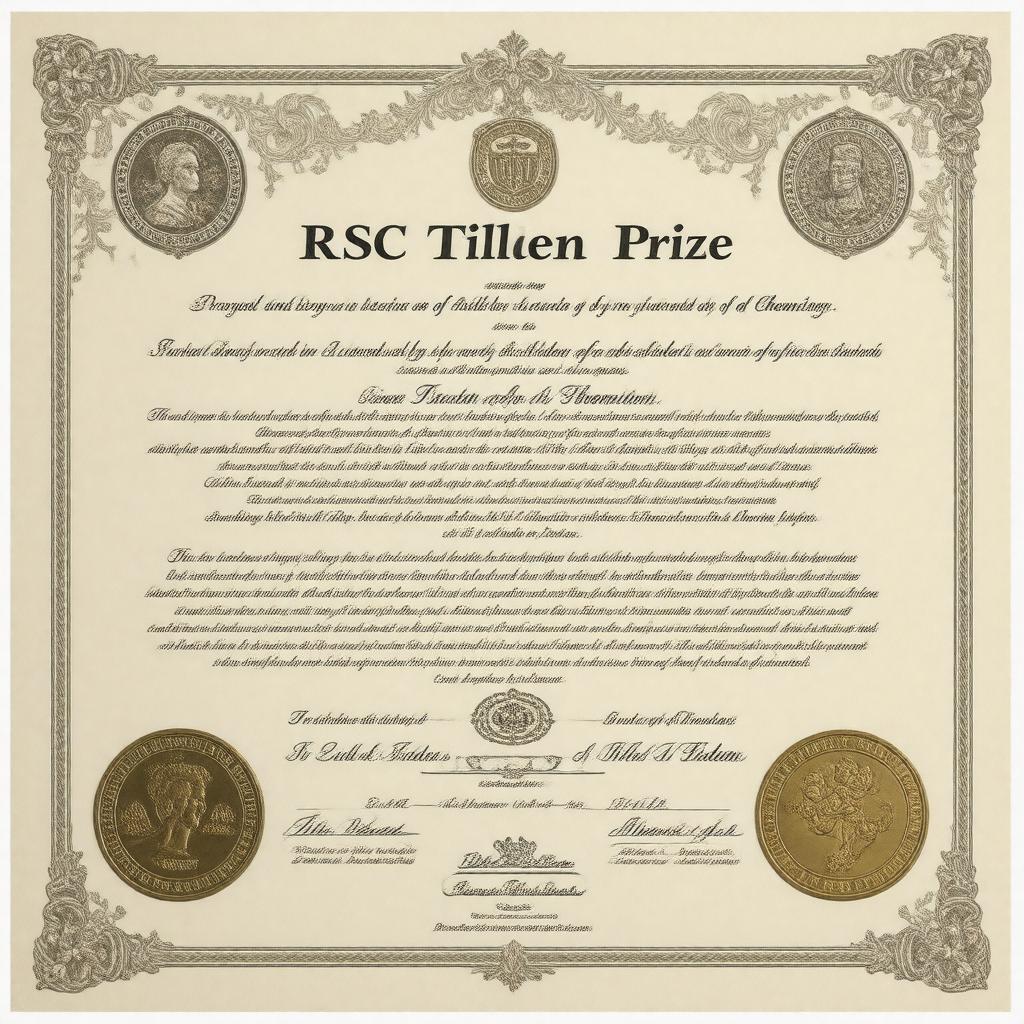 AI-created image of RSC Tilden Prize