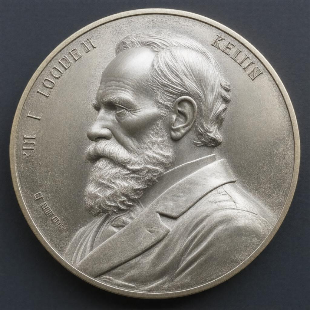 Click to view larger image AI-created image of RSE Lord Kelvin Medal
