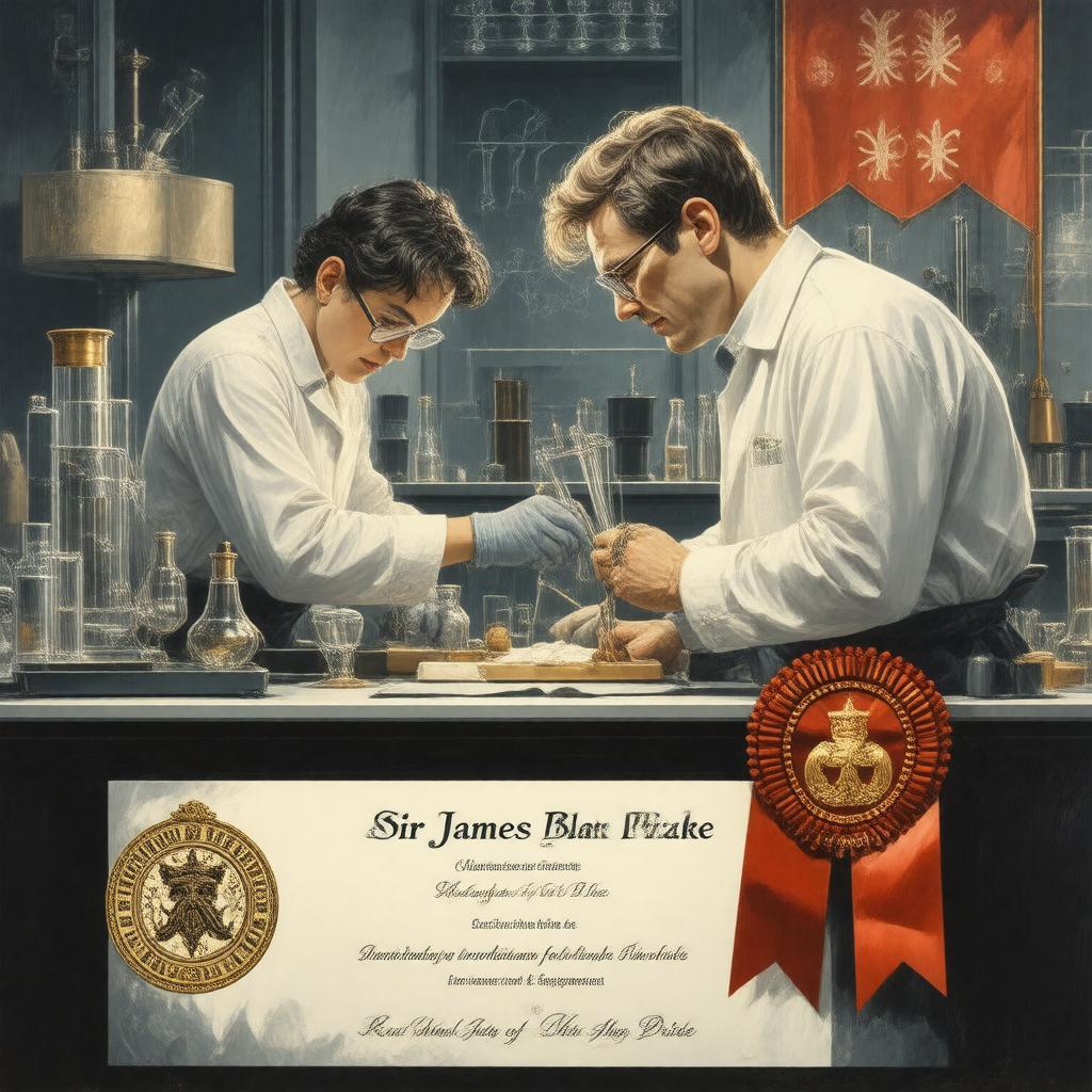 AI-created image of RSE Sir James Black Prize