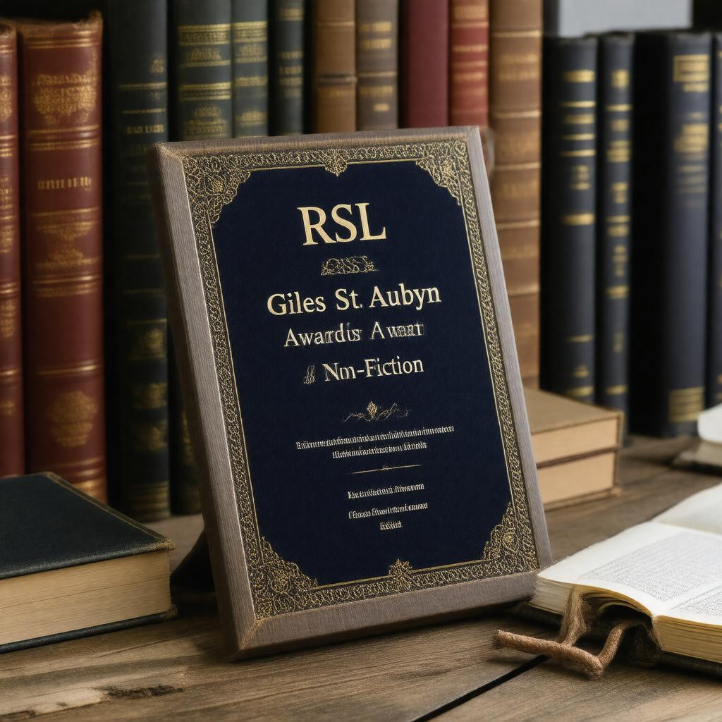 Click to view larger image AI-created image of RSL Giles St Aubyn Awards for Non-Fiction